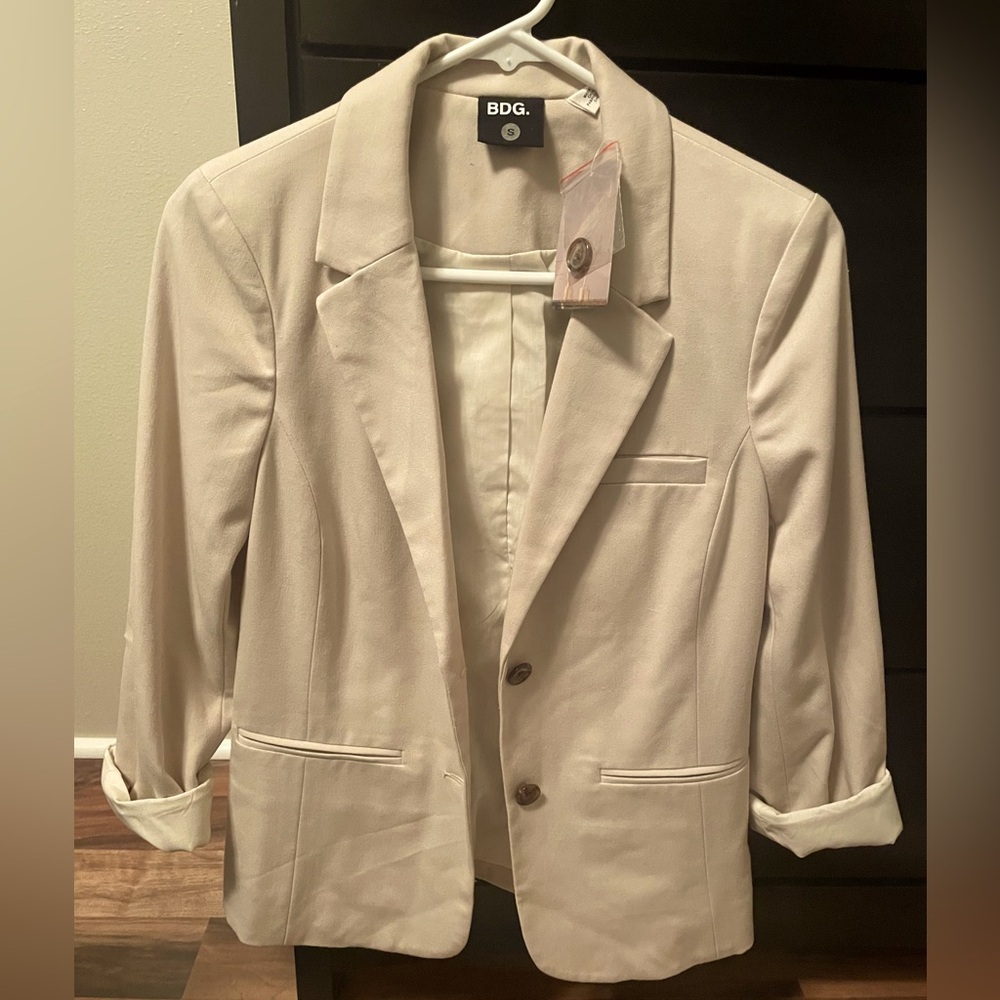 BDG Blazer in crème